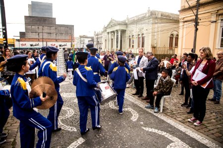 12.06.2019 - Prefeita Paula Mascarenhas durante lançamento da Campanha de Combate ao Trabalho Infantil  - Foto: Gustavo Vara