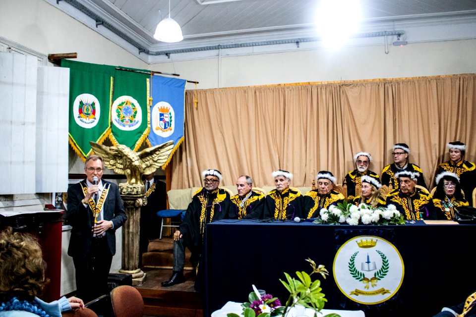 07.06.2019 - Vice-prefeito Idemar Barz prestigia solenidade comemorativa aos 20 anos da Academia Pelotense de Letras - Foto Michel Corvello