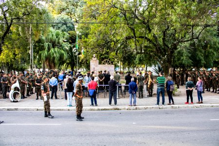 11.06.2019 - Vice-prefeito Idemar Barz prestigia cerimônia alusiva à Batalha Naval do Riachuelo - Foto Michel Corvello
