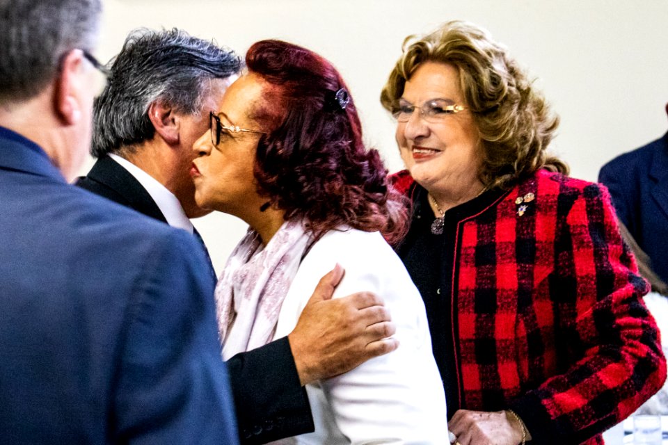 31.05.2019 - Prefeita Paula Mascarenhas e o vice Idemar Barz prestigiam reunião Festiva Conjunta dos Rotary Club Pelotas, Oeste e Suleste com entrega de instrumentos à Orquestra Estudantil Municipal - Foto Michel Corvello