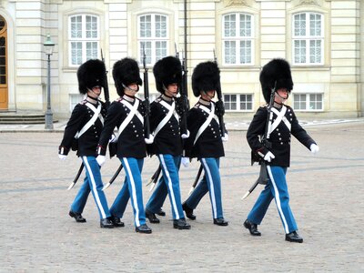 Copenhagen denmark bearskin hats