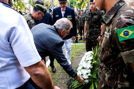 11.06.2019 - Vice-prefeito Idemar Barz prestigia cerimônia alusiva à Batalha Naval do Riachuelo - Foto Michel Corvello