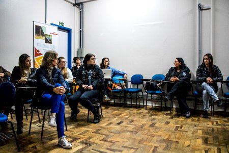 31.05.2019 - Prefeita Paula Marcarenhas visita às salas temáticas do Fórum de Segurança Pública - Foto Michel Corvello