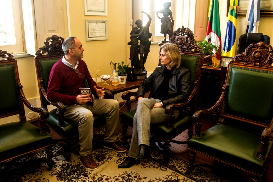 06.06.2019 - Prefeita Paula Mascarenhas em reuniÃ£o com Prime Gourmet Club - Foto: Gustavo Vara