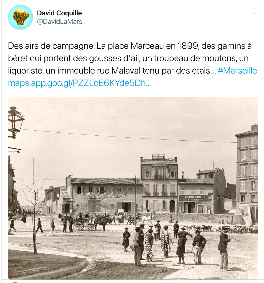 Place Marceau, Marseille. 1899.