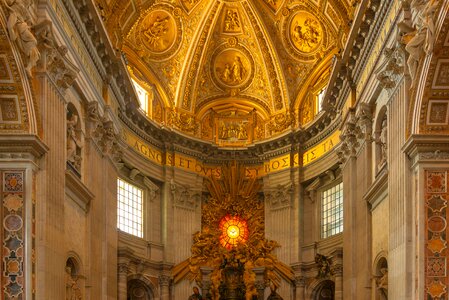 Vatican stained glass window