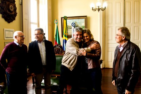 24.05.2019 - Prefeita Paula Mascarenhas anúncia Claudio Montanelli como novo diretor-presidente da ETERPEL  - Foto: Gustavo Vara