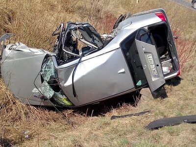 Crash car road