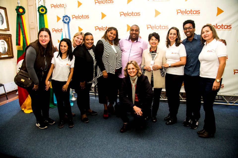 28.05.2019 - Prefeita Paula Mascarenhas na cerimônia de assinatura do termo de acordo e comprometimento com a idealizadora da metodologia ACT – programa para educar crianças em ambientes seguros - Foto: Gustavo Vara