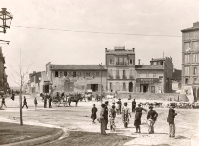 Place Marceau, Marseille. 1899. photo