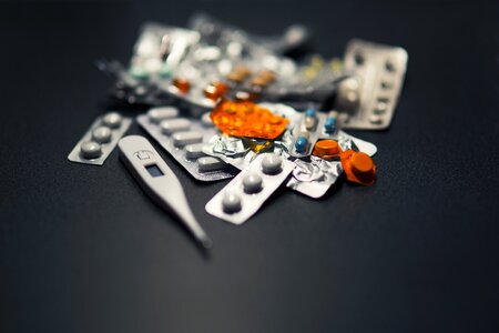 Pills blue medicine blue pills