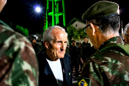 24.05.2019 - Vice-prefeito Idemar Barz prestigia solenidade em comemoração ao Dia da Arma de Infantaria - Foto Michel Corvello