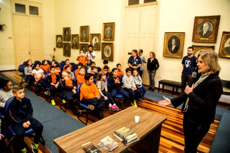28.05.2019 - Prefeita Paula Mascarenhas recebe a visita dos alunos do 4º ano da Escola São Francisco de Assis (Esfa) - Foto: Gustavo Vara