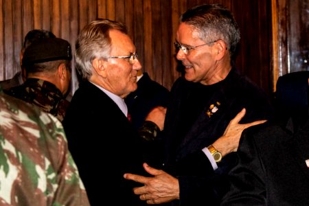 24.05.2019 - Vice-prefeito Idemar Barz prestigia solenidade em comemoração ao Dia da Arma de Infantaria - Foto Michel Corvello