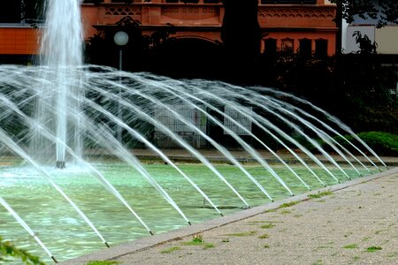 Fountain city water fountain flow photo