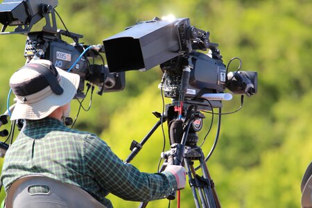 Shooting video camera news