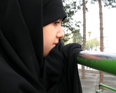Black veil muslim