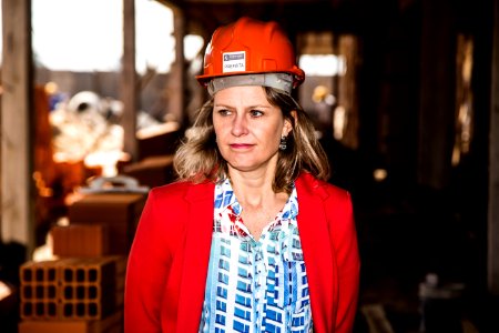 08.04.2019 - Prefeita Paula Mascarenhas visita as obras da EMEF Sítio Floresta - Foto: Gustavo Vara