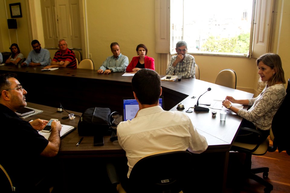 16.04.2019 - Prefeita Paula Mascarenhas na reunião N1 do Pacto - Foto Gustavo Vara