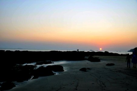 sunset, goa