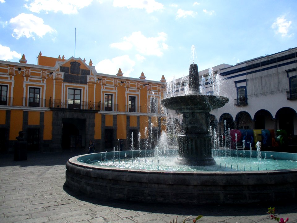 Fuente Teatro Pincipal Puebla