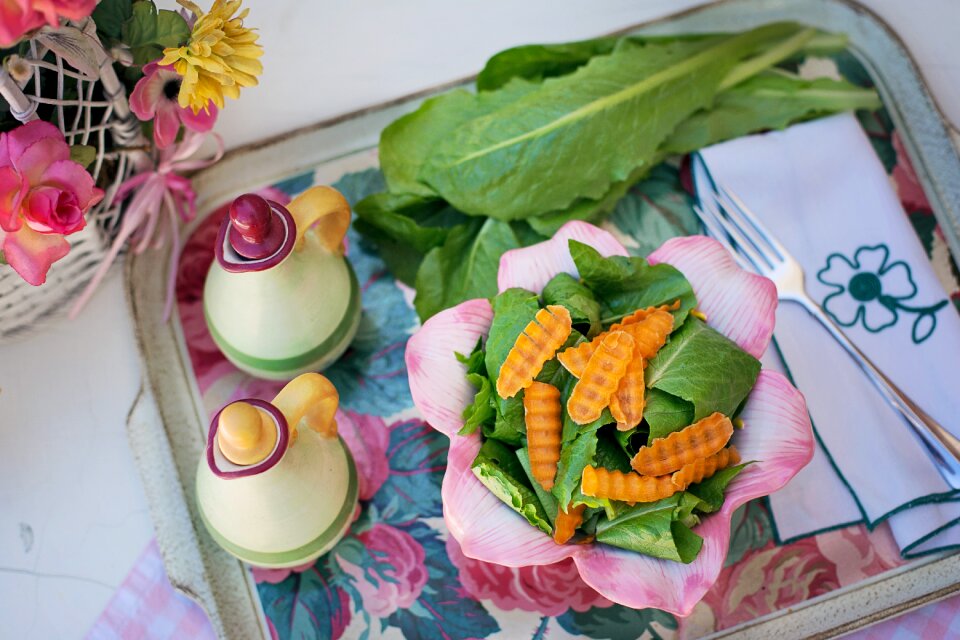 Greens veggies lettuce summer lunch