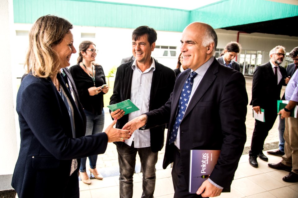 27.03.2019 - Prefeita Paula Mascarenhas participa de reunião almoço com professor Jorge Audy da Tecnopuc e Josep Piquê na Lifemed - Foto: Gustavo Vara