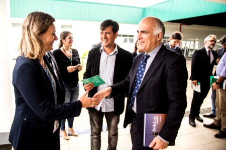 27.03.2019 - Prefeita Paula Mascarenhas participa de reunião almoço com professor Jorge Audy da Tecnopuc e Josep Piquê na Lifemed - Foto: Gustavo Vara