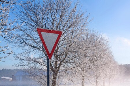 Fog snow warning