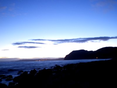 Golden Cap at Dusk photo