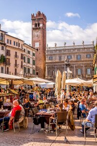 Human market stall food photo