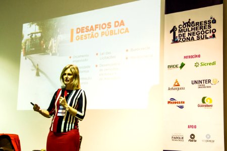 22.03.2019 - Prefeita Paula Mascarenhas  é painelista do 1º Congresso Mulheres de Negócios da Zona Sul - Foto: Gustavo Vara