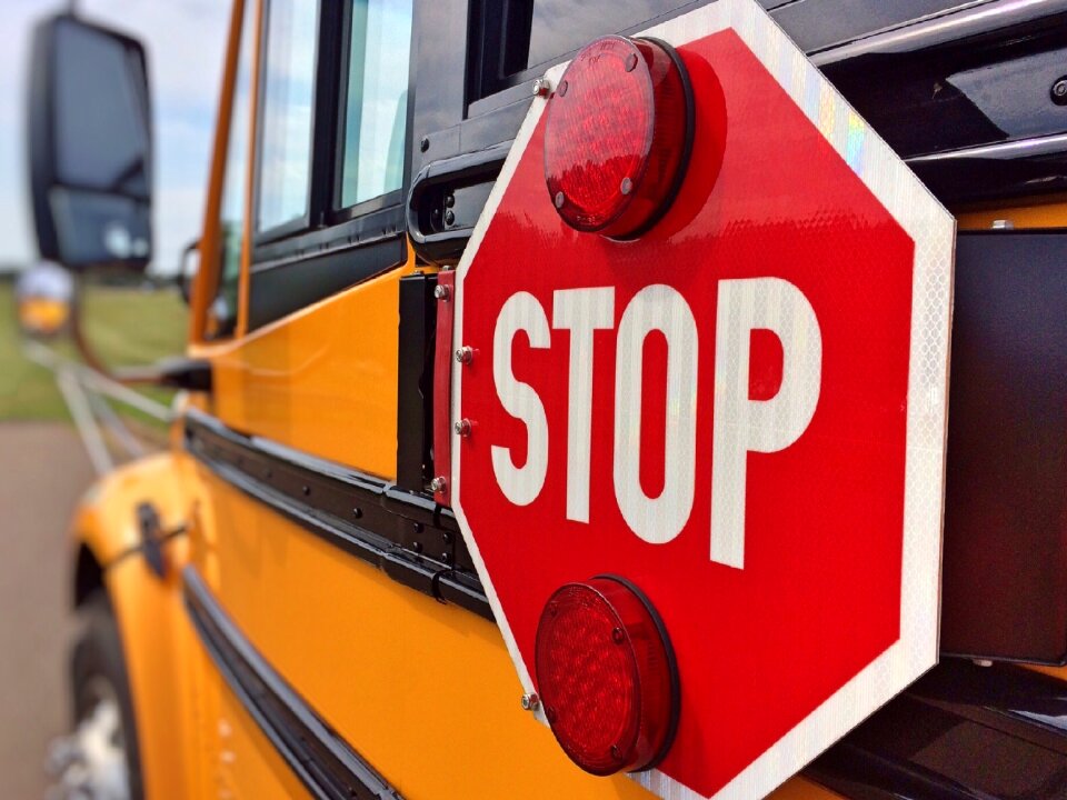 Education yellow stop