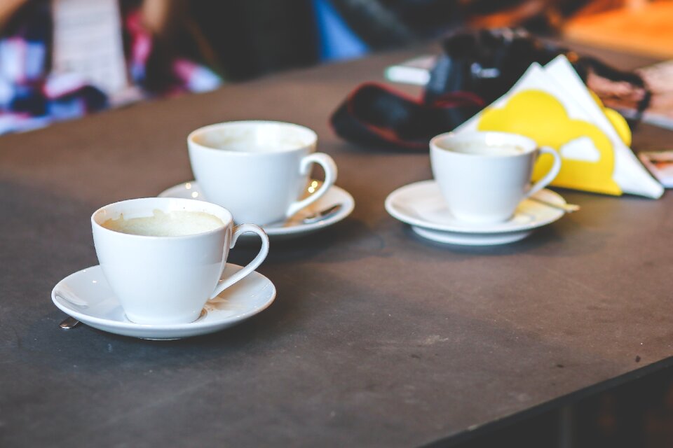 Coffee morning table