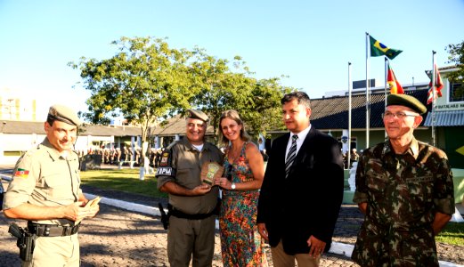 21.02.2019 - Prefeita Paula Mascarenhas participa da solenidade alusiva ao aniversário do 4º BPM - Foto: Gustavo Vara