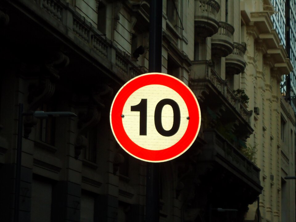 Traffic 10 prohibited