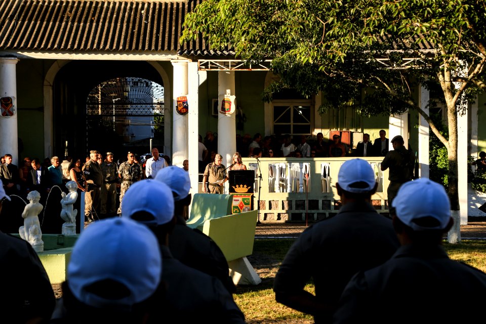 21.02.2019 - Prefeita Paula Mascarenhas participa da solenidade alusiva ao aniversário do 4º BPM - Foto: Gustavo Vara