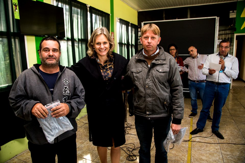 17.05.2019 - Prefeita Paula Mascarenhas participa do almoço de confraternização dos apenados do MOP com a presença de familiares - Foto: Gustavo Vara