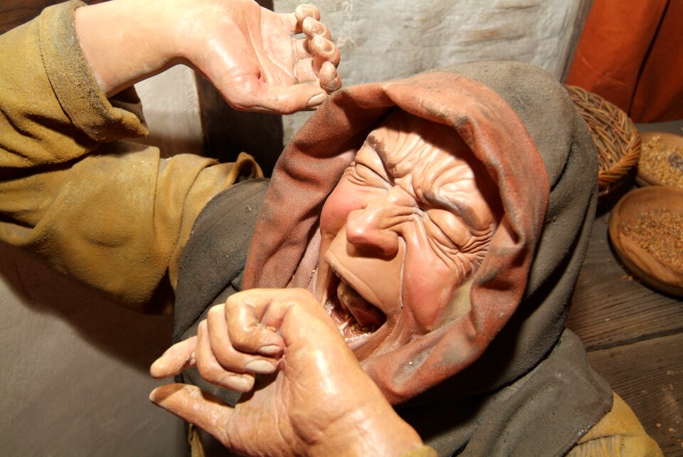 People sculpture wax