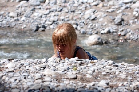 Girl out nature