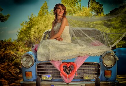 Bride groom landscape fethiye photo