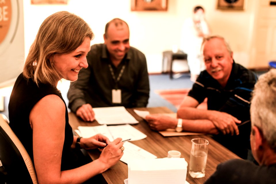 07.02.2019 - Prefeita Paula Mascarenhas durante edição do Prefeita Recebe, no Salão Nobre do Paço Municipal - Foto: Gustavo Vara