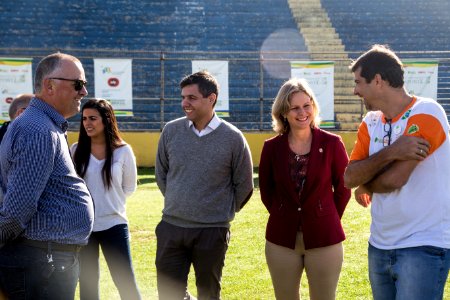 07.05.2019 - Prefeita Paula Mascarenhas participa da abertura da Caravana do Esporte e da Arte, na Boca do Lobo - Foto: Gustavo Vara