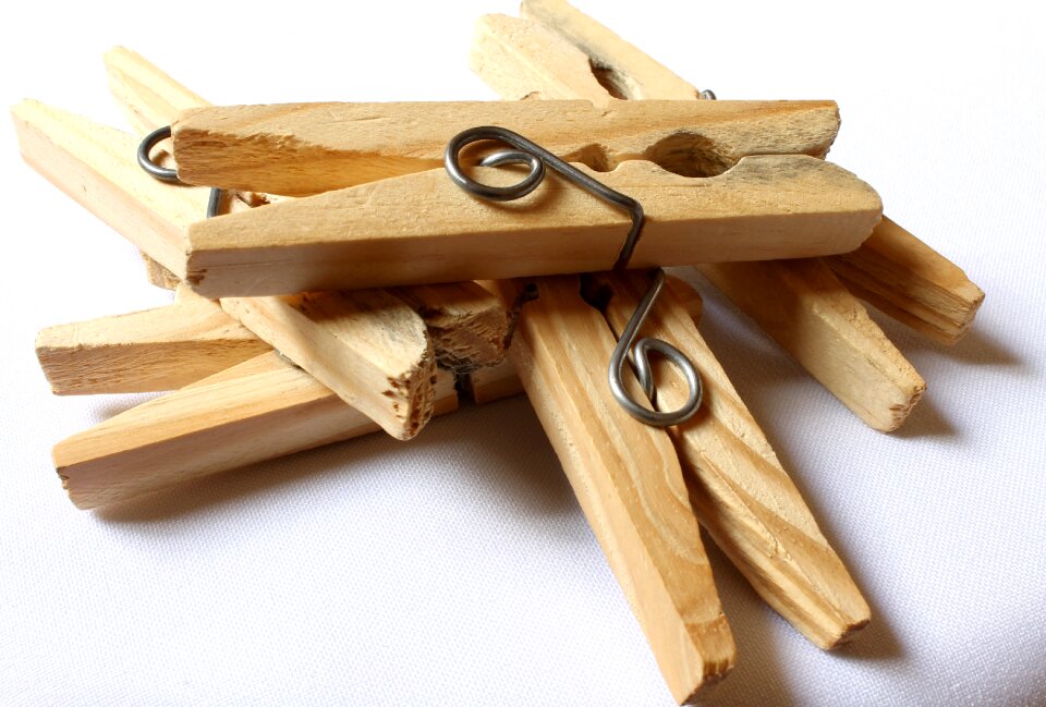 Preacher clothespin fasteners