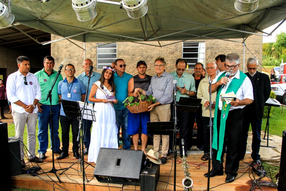03.02.2019 - Abertura da 9ª edição da Colheita da Uva na Colônia São Manoel, 8º distrito, Rincão da Cruz - Foto: Gustavo Vara