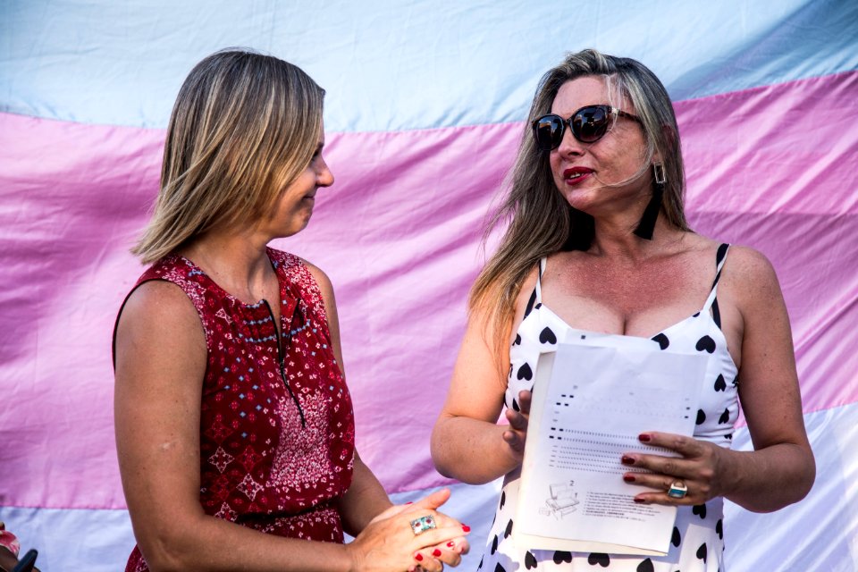 29.01.2019 - Inauguração da Travessa Travesti Juliana Martinelli na esquina das ruas Barão de Santa Tecla e Cassiano - Foto: Gustavo Vara
