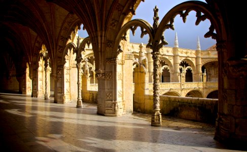 The Cloisters Jerónimos Monastery BELEM LISBON photo