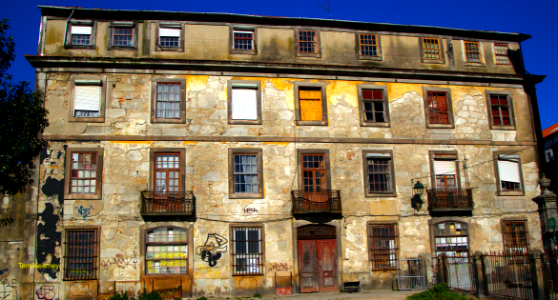 Baroque building on the River Douro Portugal