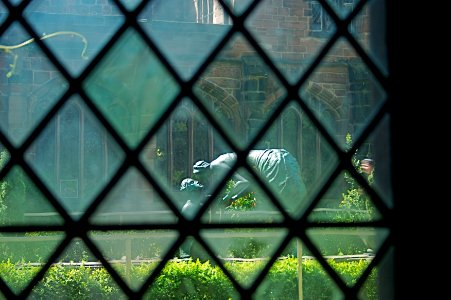 THROUGH THE WINDOW Chester Cathedral photo