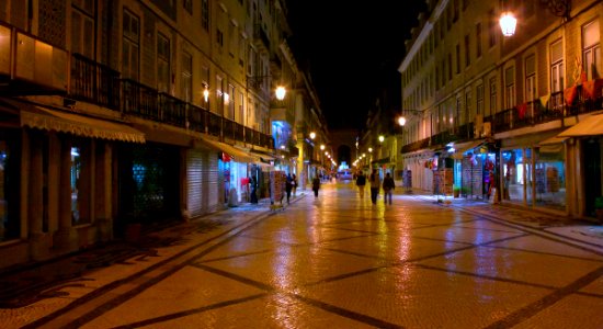 Baroque streets of Lisbon photo